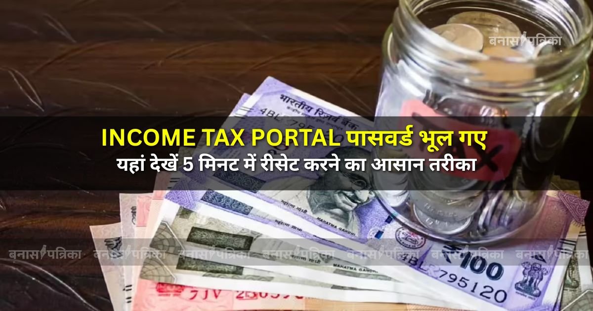 Income Tax Portal पासवर्ड भूल गए यहां देखें 5 मिनट में रीसेट करने का आसान तरीका
